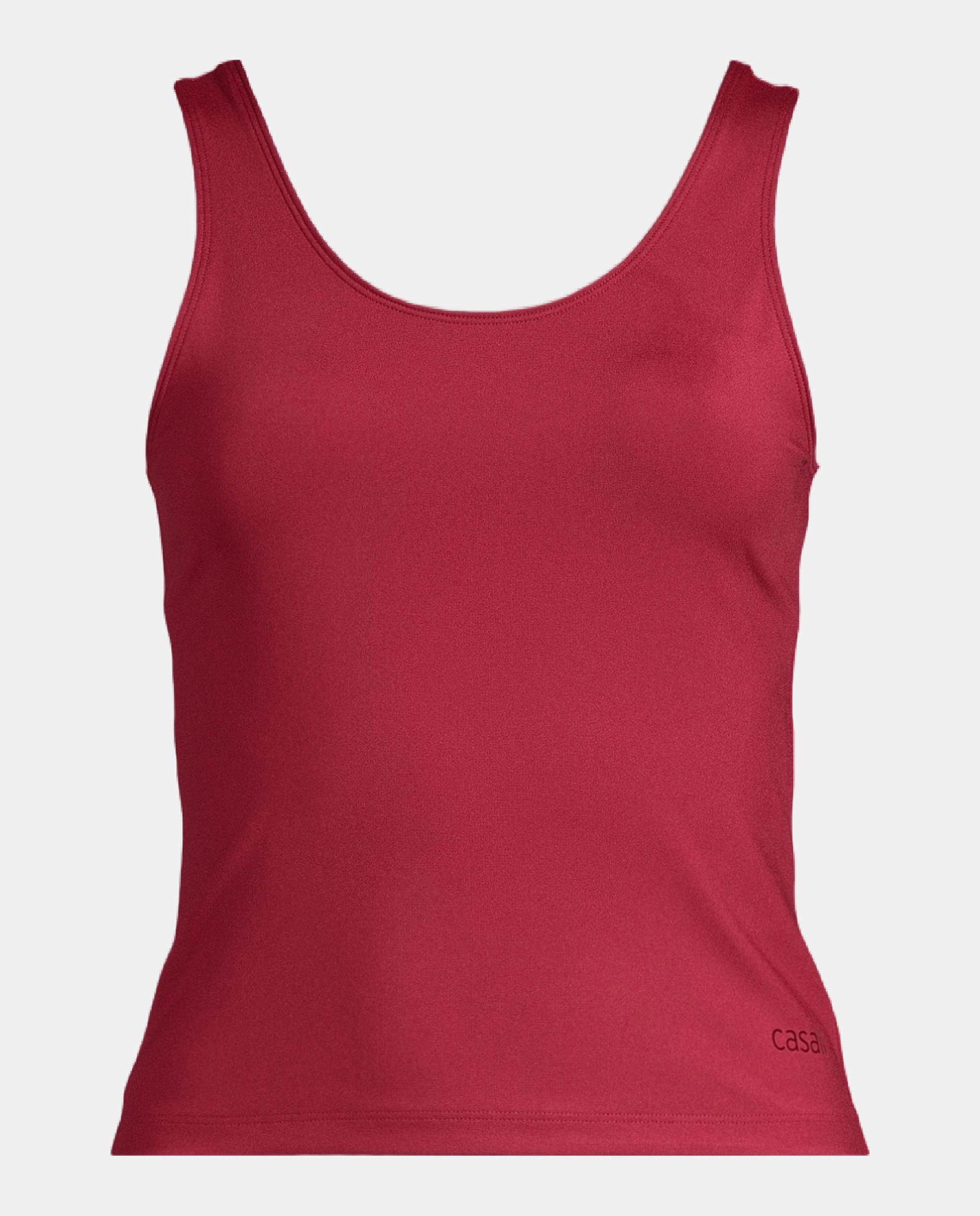 Camiseta de Yoga y Pilates de Mujer Casall Scoop Tank CASALL - Granate Granate-3