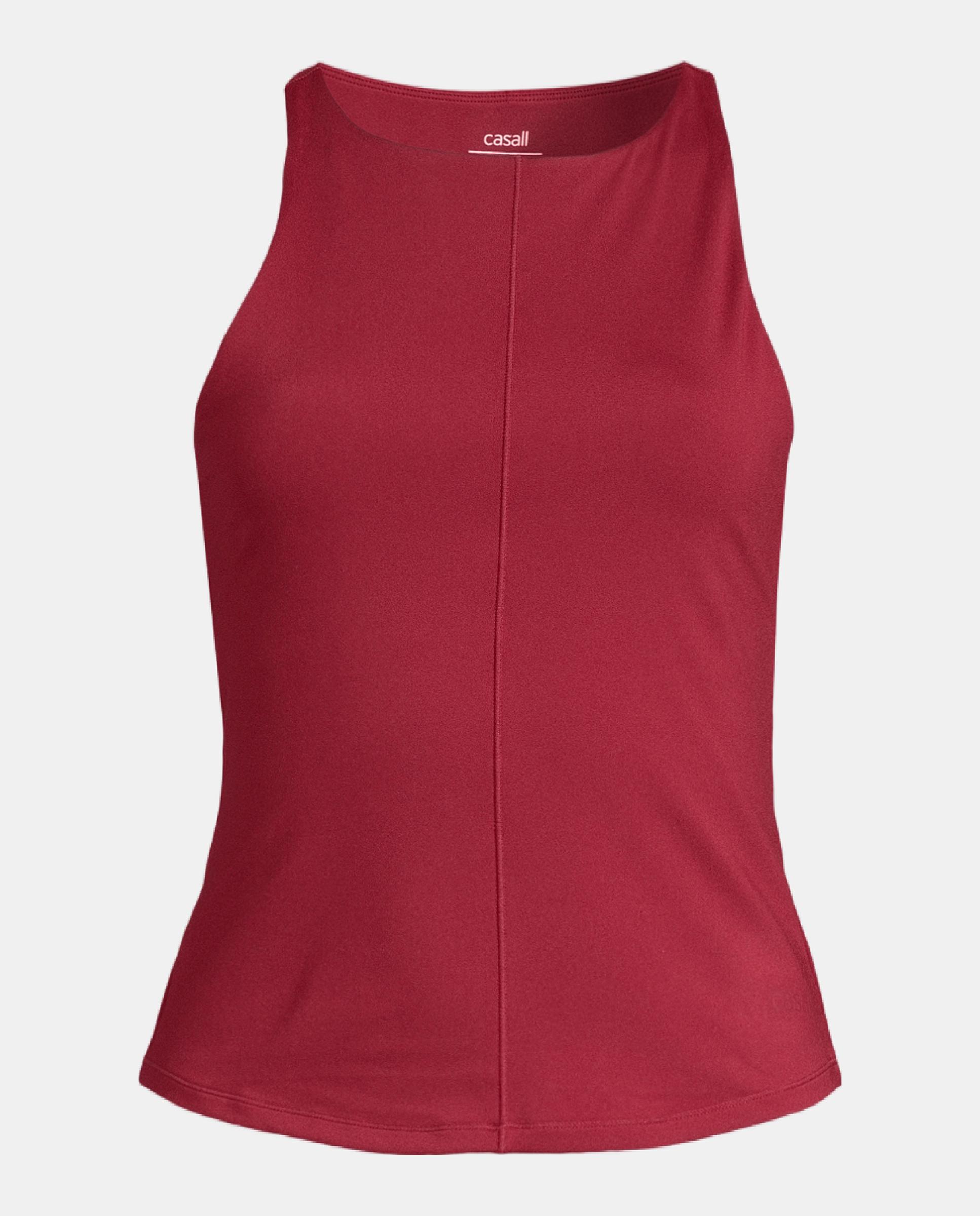 Camiseta de Yoga y Pilates de Mujer Casall Soft Touch Built In Bra Tank CASALL - Granate Granate-3