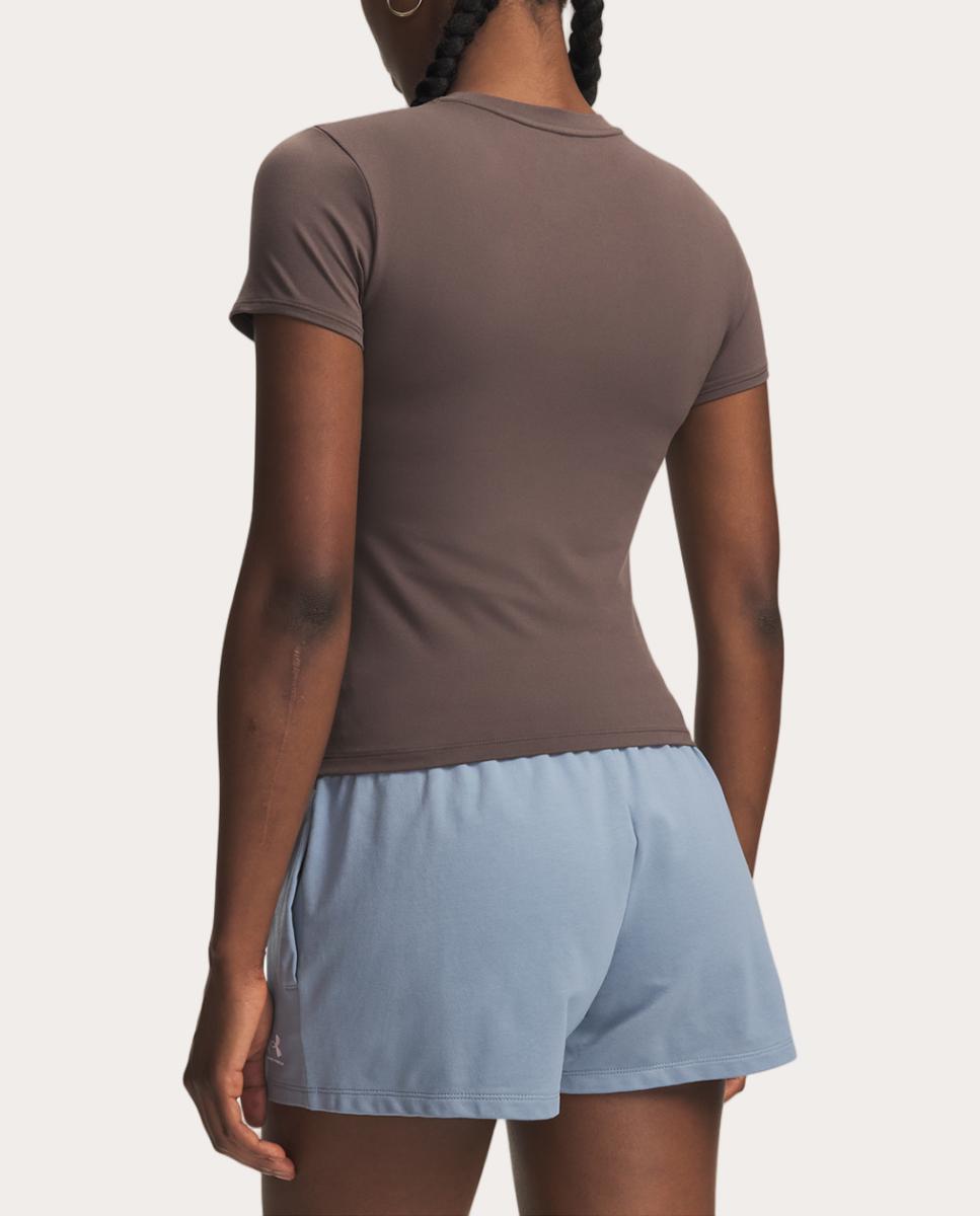 T-shirt de Mulher Motion Fitted SS Cinzento-escuro-2