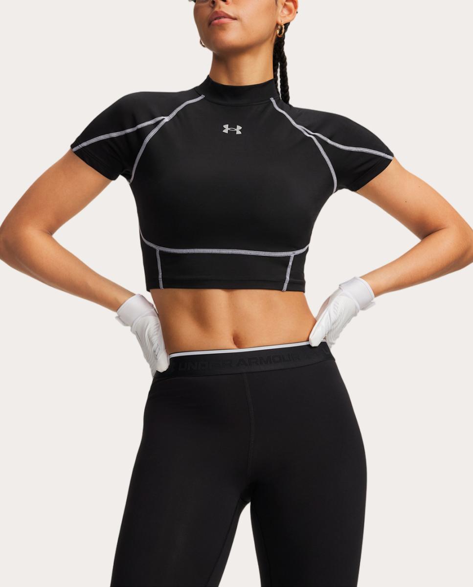 Imagem 0 de T-shirt de Mulher HeatGear Elite Crop Mck SS