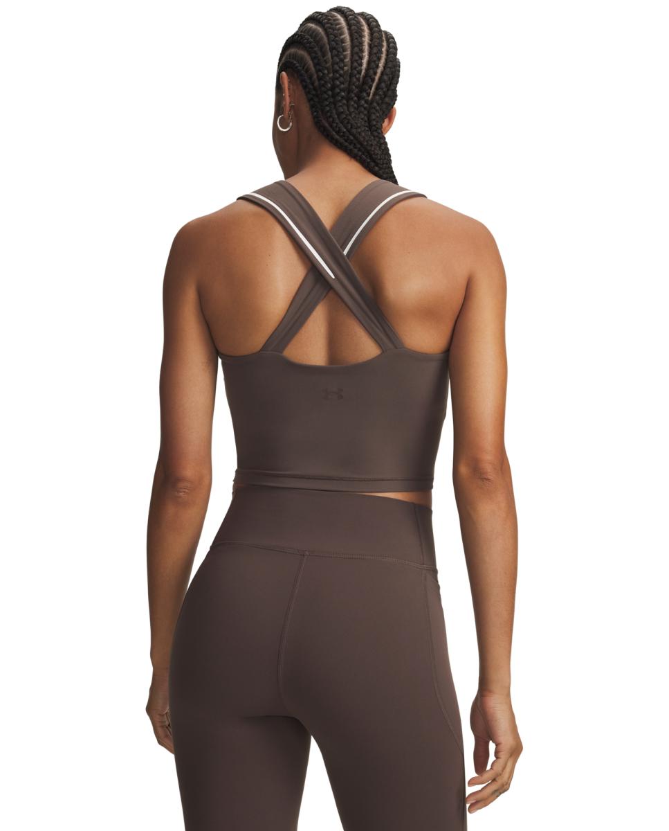 Camiseta de mujer Meridian Contour Tank Under Armour - Gris oscuro Gris oscuro-2