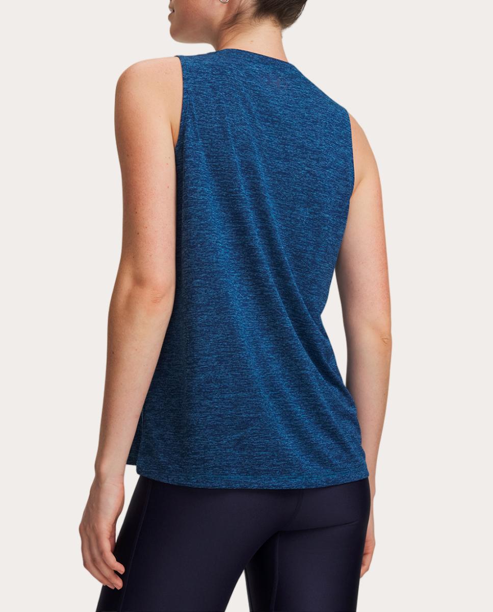 T-shirt de Mulher Tech Tank Twist Azul-2