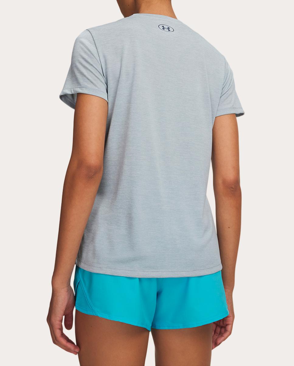 T-shirt de Mulher Tech SSC - Twist Azul / Cinzento-2