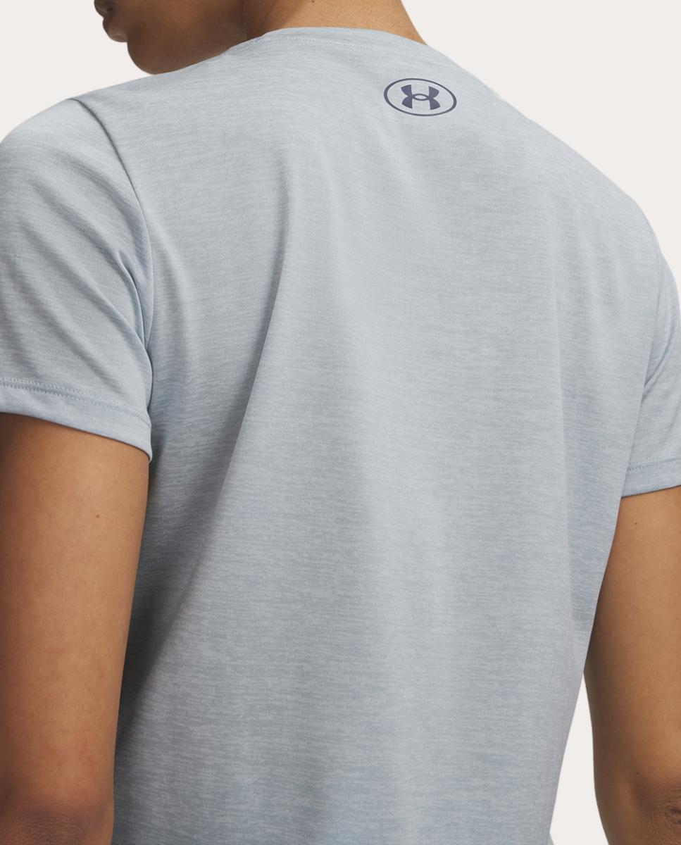 T-shirt de Mulher Tech SSC - Twist Azul / Cinzento-3