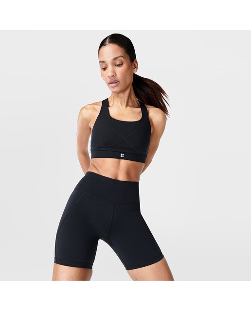 Calções de mulher Power 6'' Biker Sweaty Betty Preto-2
