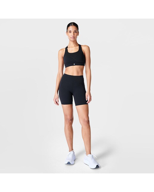 Calções de mulher Power 6'' Biker Sweaty Betty Preto-5