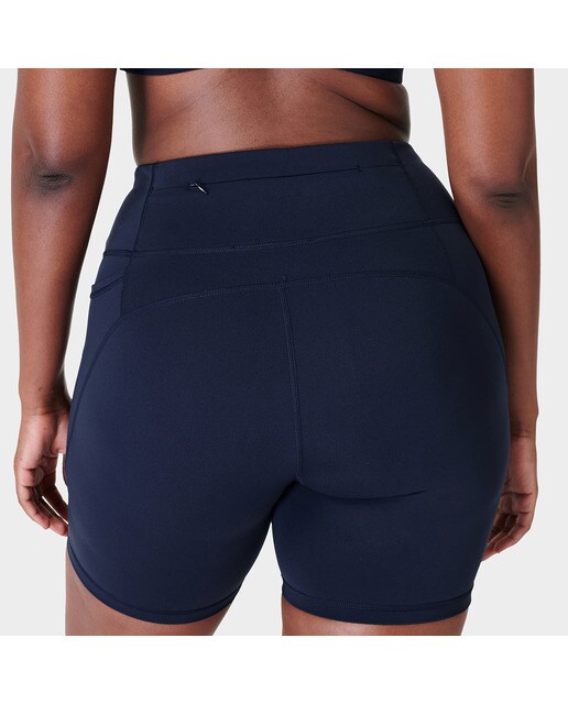 Calções de Mulher Power 6" Biker Azul-escuro-2
