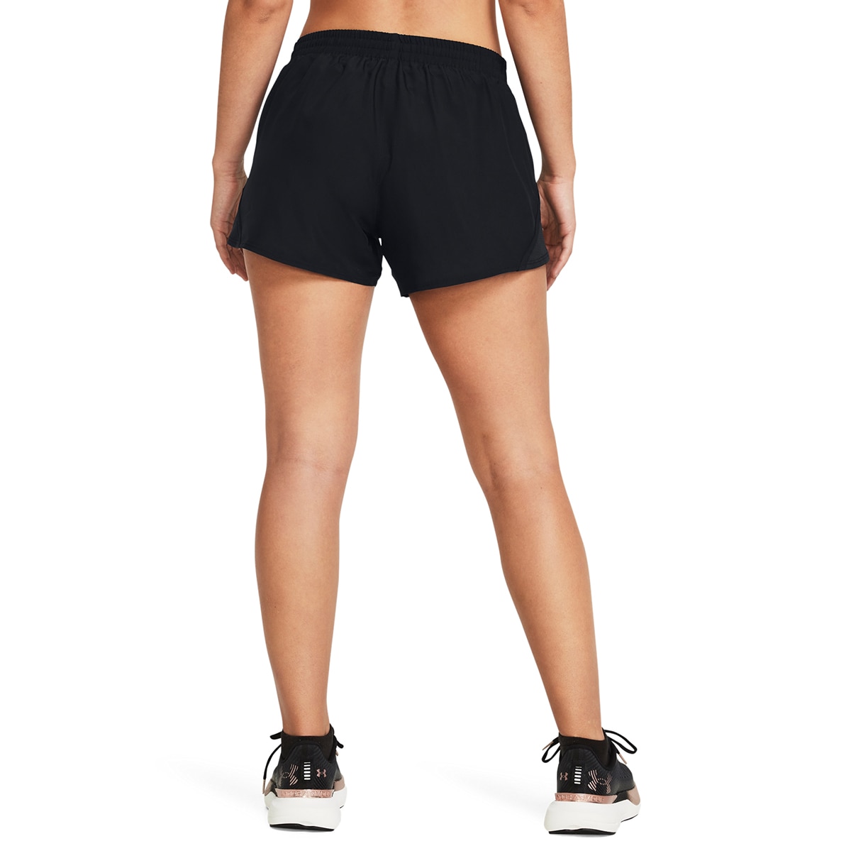 Calças de Running de Mulher UA Fly By 3'' Shorts Preto-2