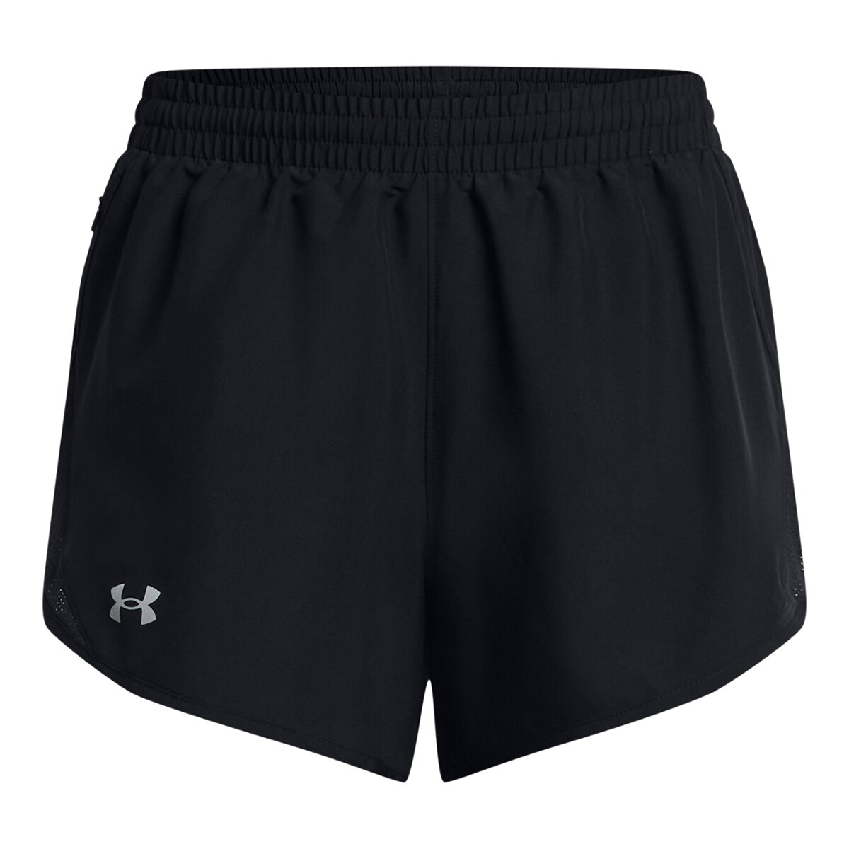 Calças de Running de Mulher UA Fly By 3'' Shorts Preto-5