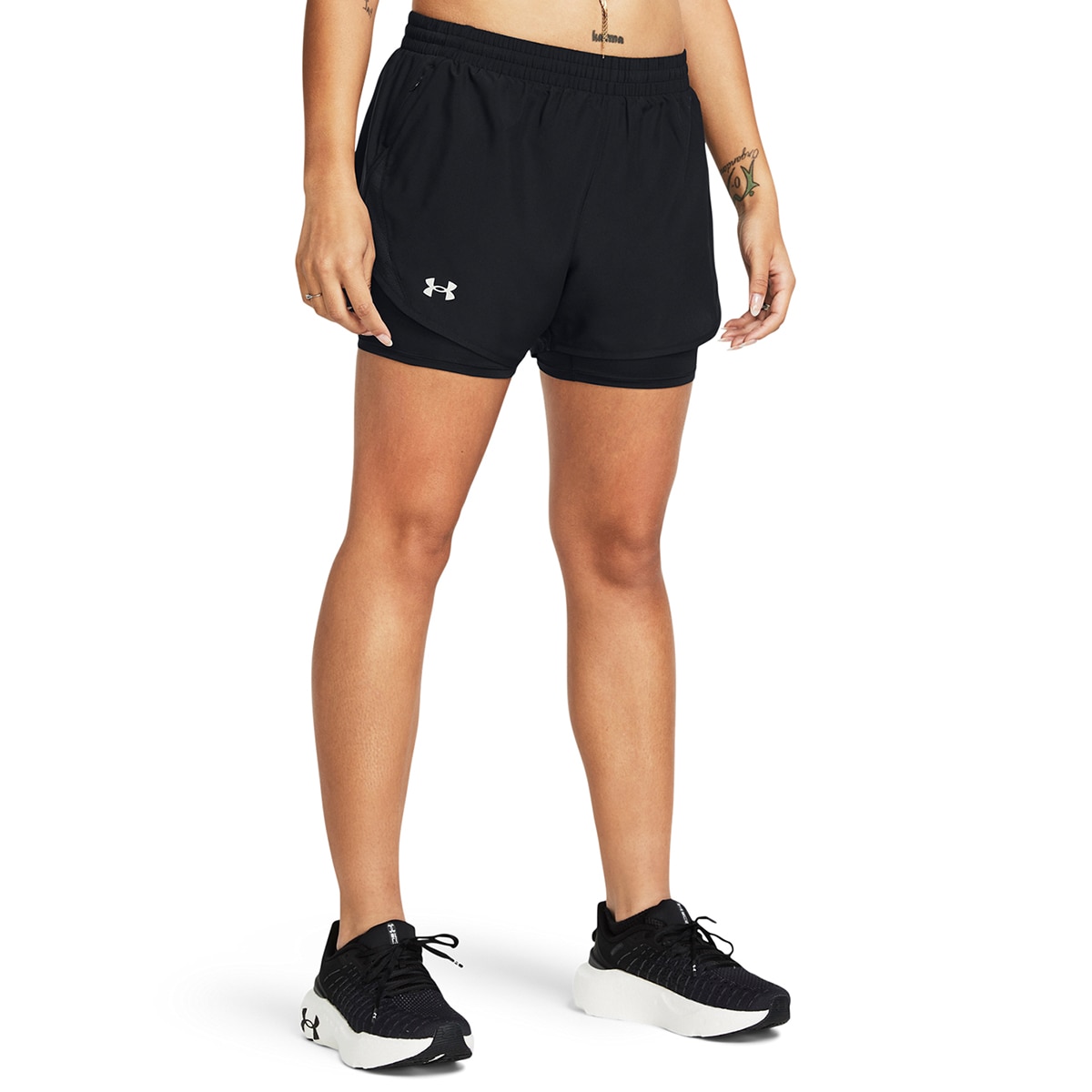 Calções de Mulher Fly By 2-in-1 Preto-1