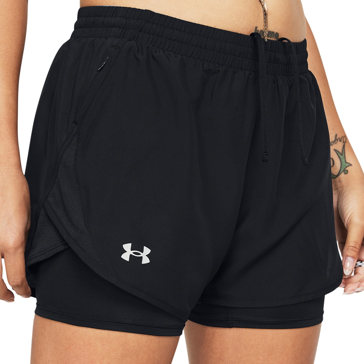 Calções de Mulher Fly By 2-in-1 Preto-3