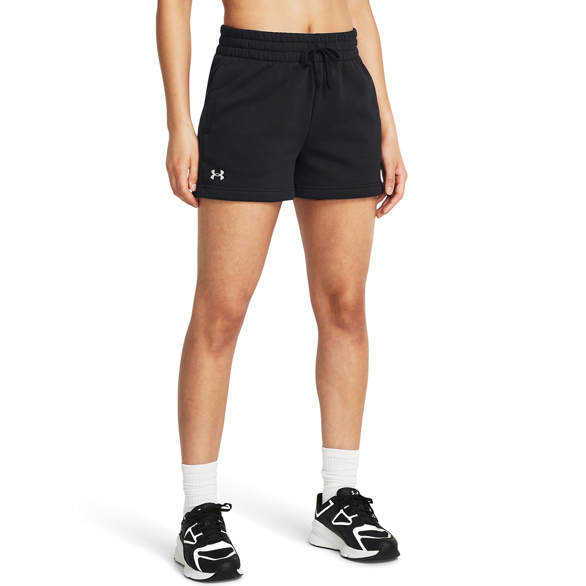Calções de Mulher Rival Fleece Short Preto-1