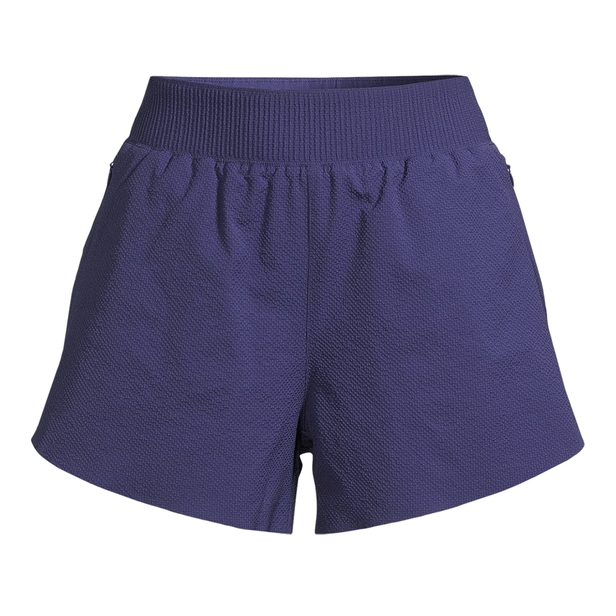 Calções de Mulher Luna Textured Roxo / azul marinho-1