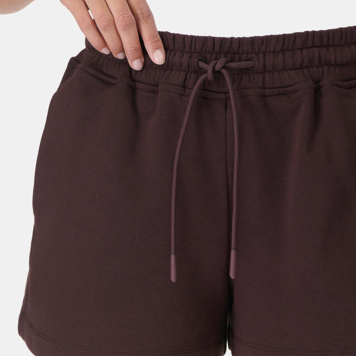 Calções de Mulher Revive Boxy Short Castanho-4