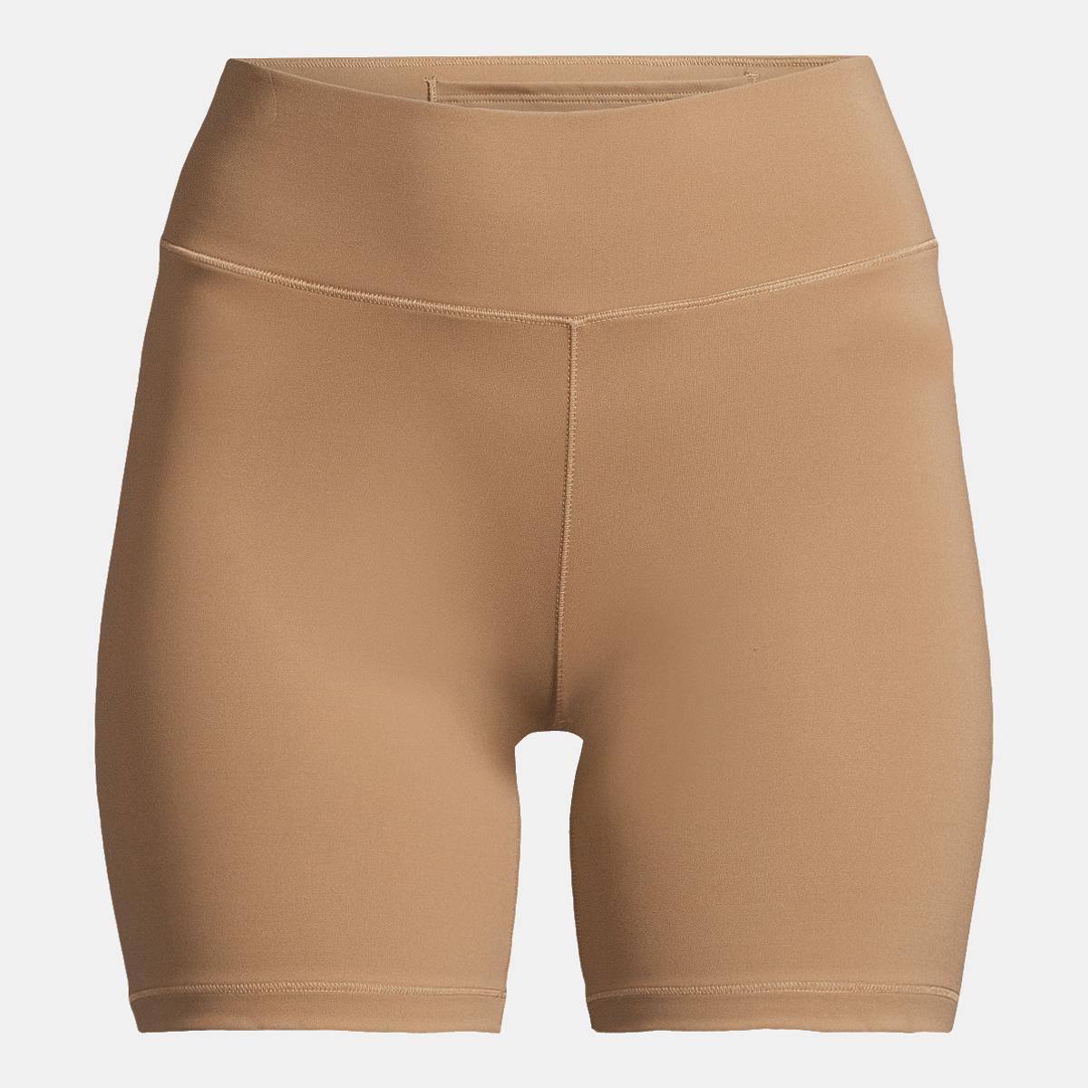 Leggings Tipo Calções de Mulher Regular Verde-militar-5