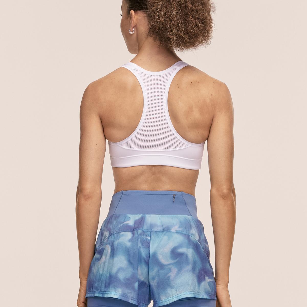 Calções de Mulher Printed Estampado/Azul-2