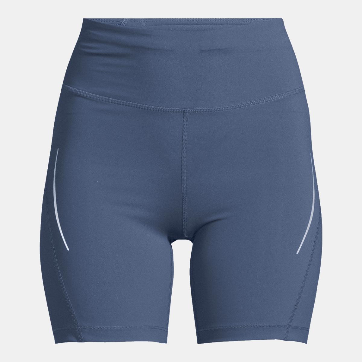 Leggings Tipo Calções de Mulher Bikers Azul-escuro-7
