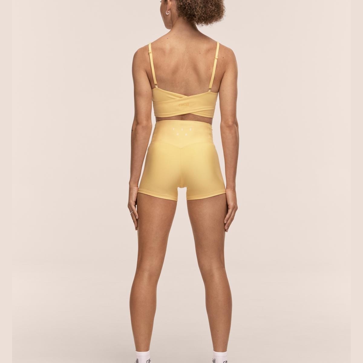Calças de Mulher Ultra High Amarelo-limão-4