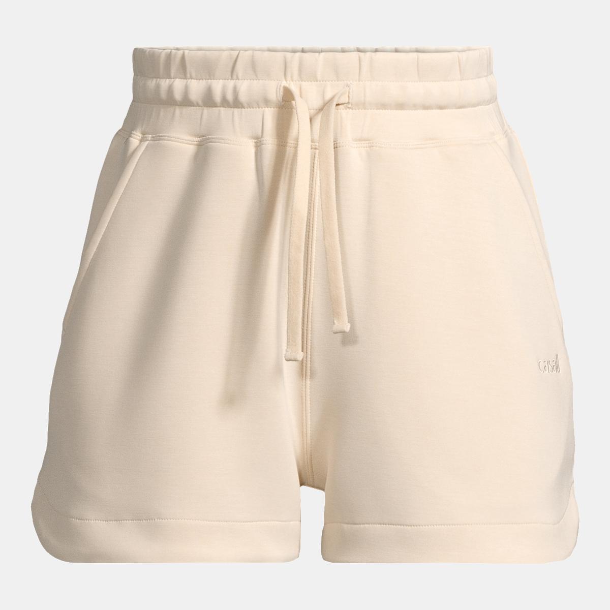 Leggings Tipo Calções de Mulher Peachy Bege-6