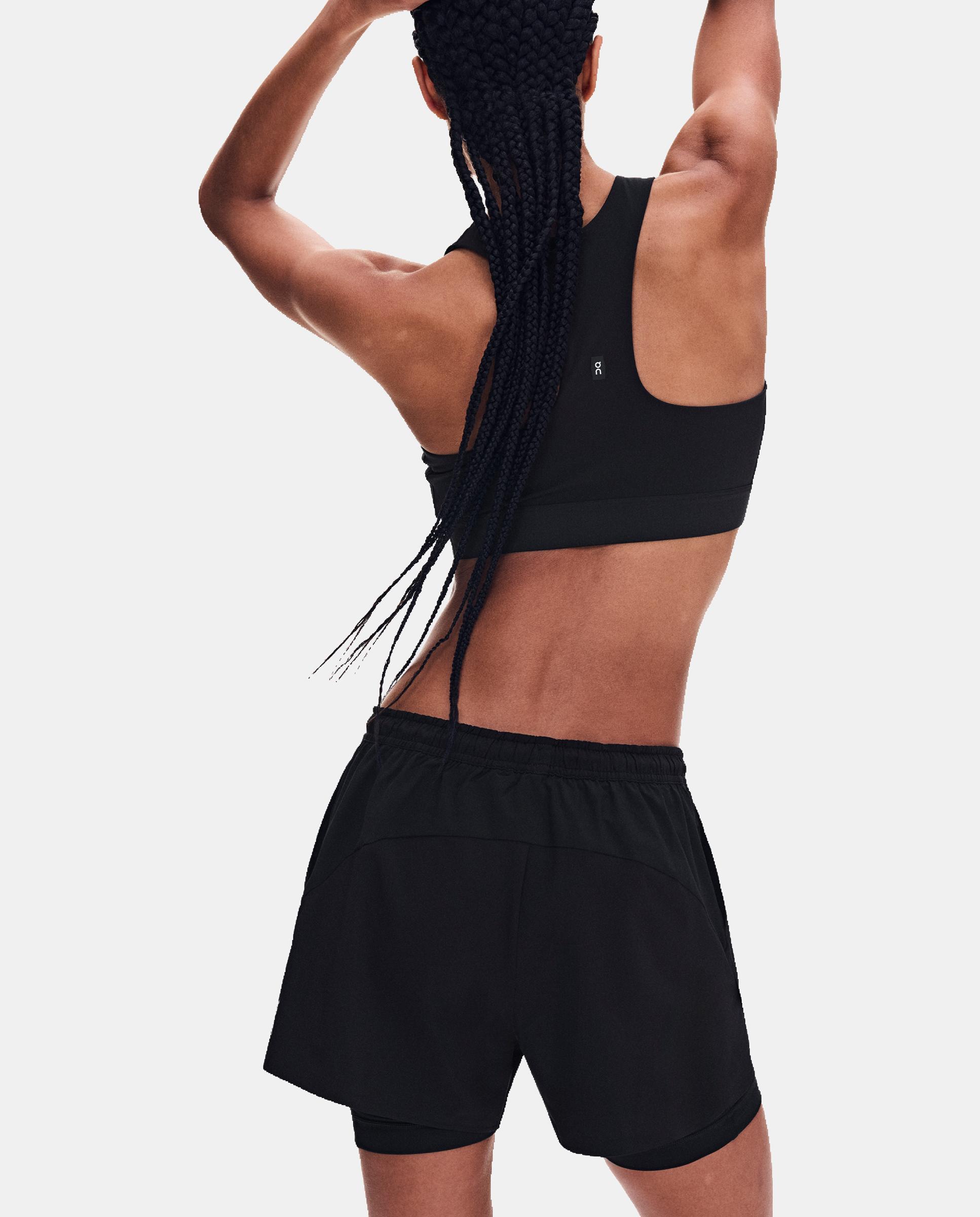 Pantalón corto de mujer Train 2-in-1 Shorts ON - Negro Negro-2