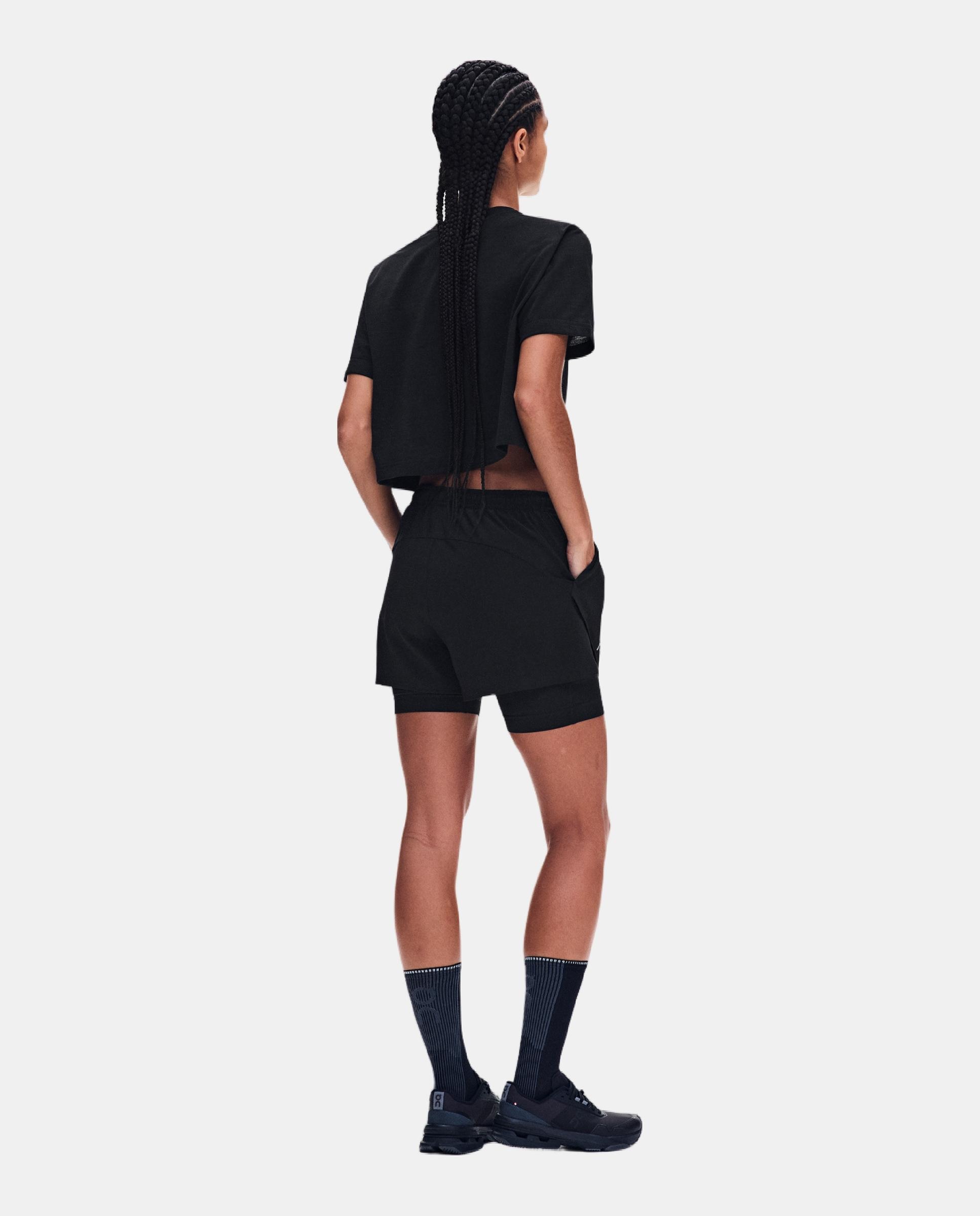 Pantalón corto de mujer Train 2-in-1 Shorts ON - Negro Negro-4