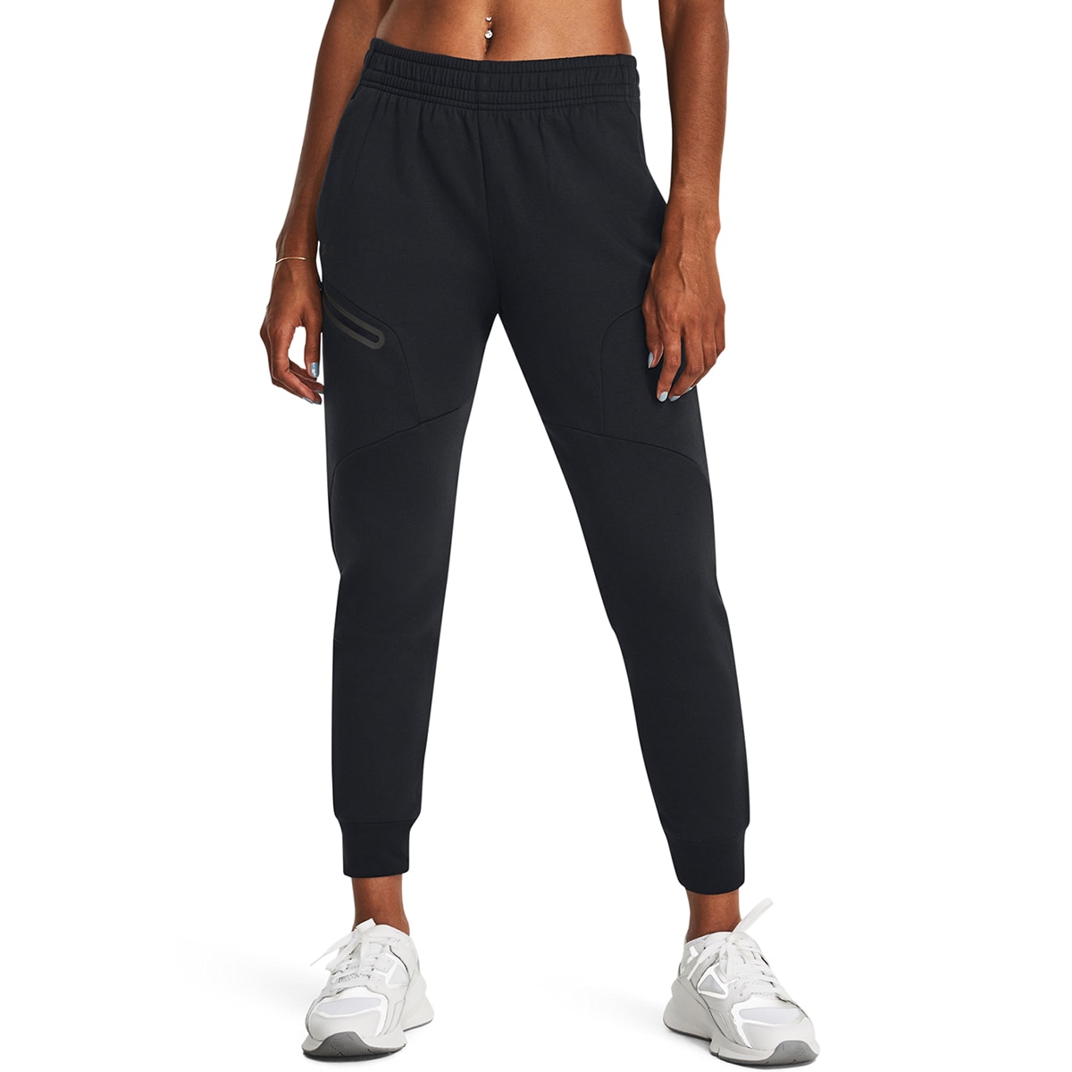 Calças de Mulher Unstoppable Fleece Preto-1