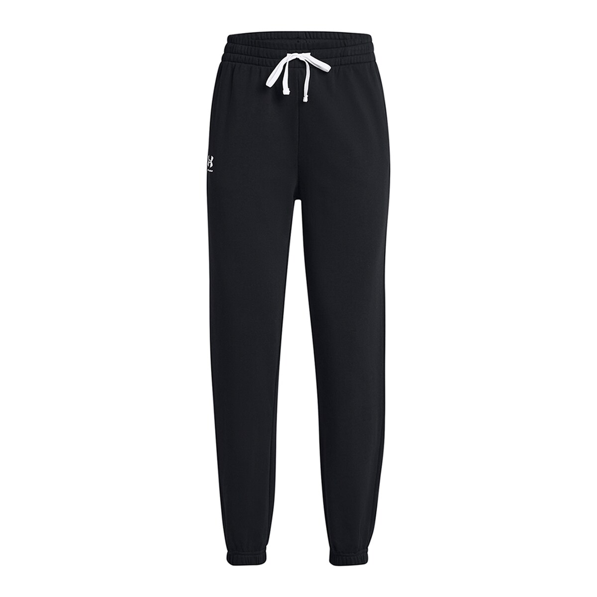 Calças Casual de Mulher Ua Rival Terry Jogger-Blk Preto-5