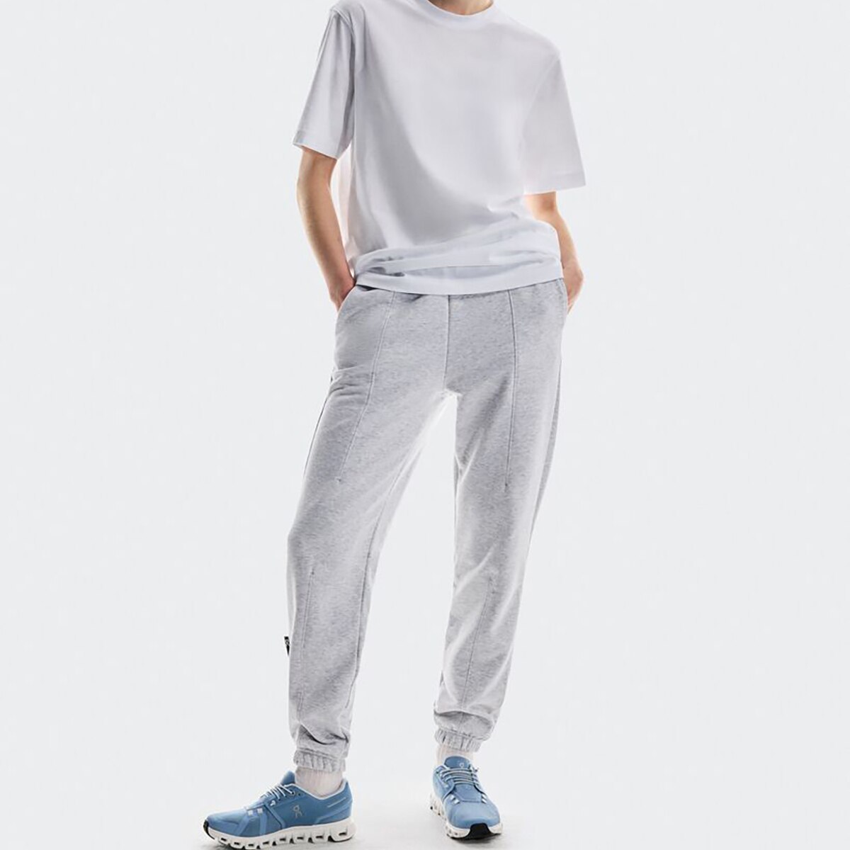 Pantalón de mujer Club On - Gris Gris-3