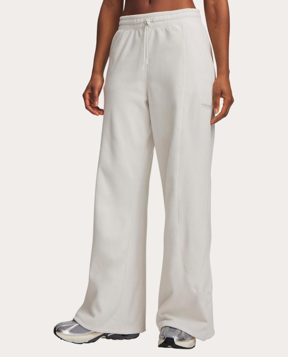 Pantalón de mujer UA Performance Fleece Pant Under Armour - Blanco Blanco-1