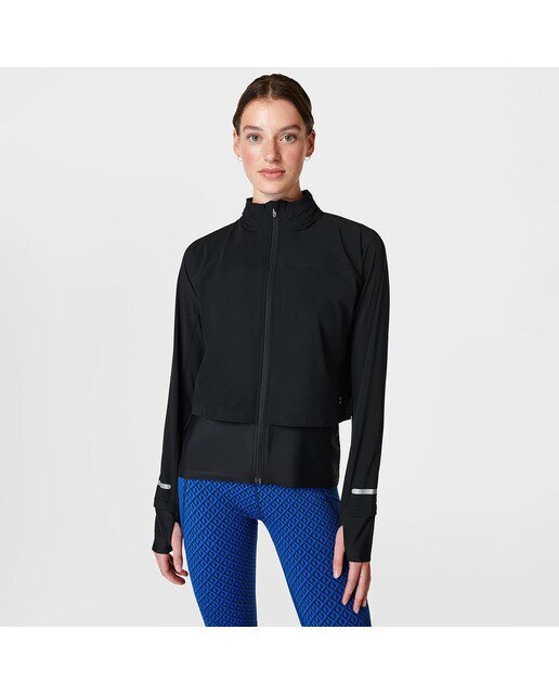 Casaco de Mulher Fast Track Running Jacket Preto-1