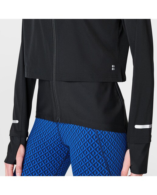Casaco de Mulher Fast Track Running Jacket Preto-3