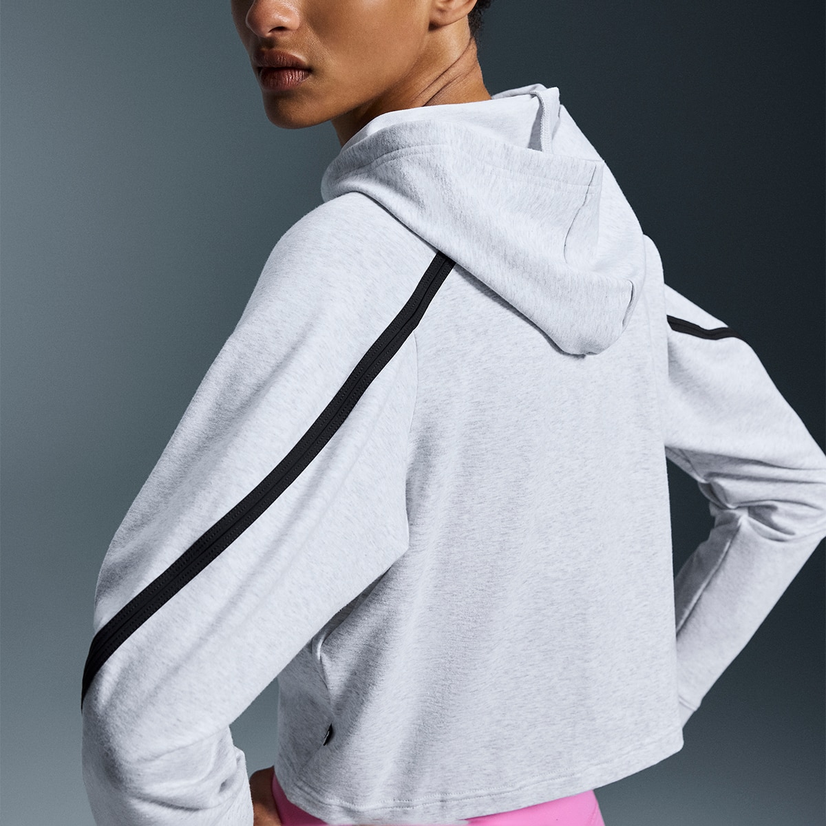 Sudadera de mujer Studio Hoodie On - Gris Gris-5