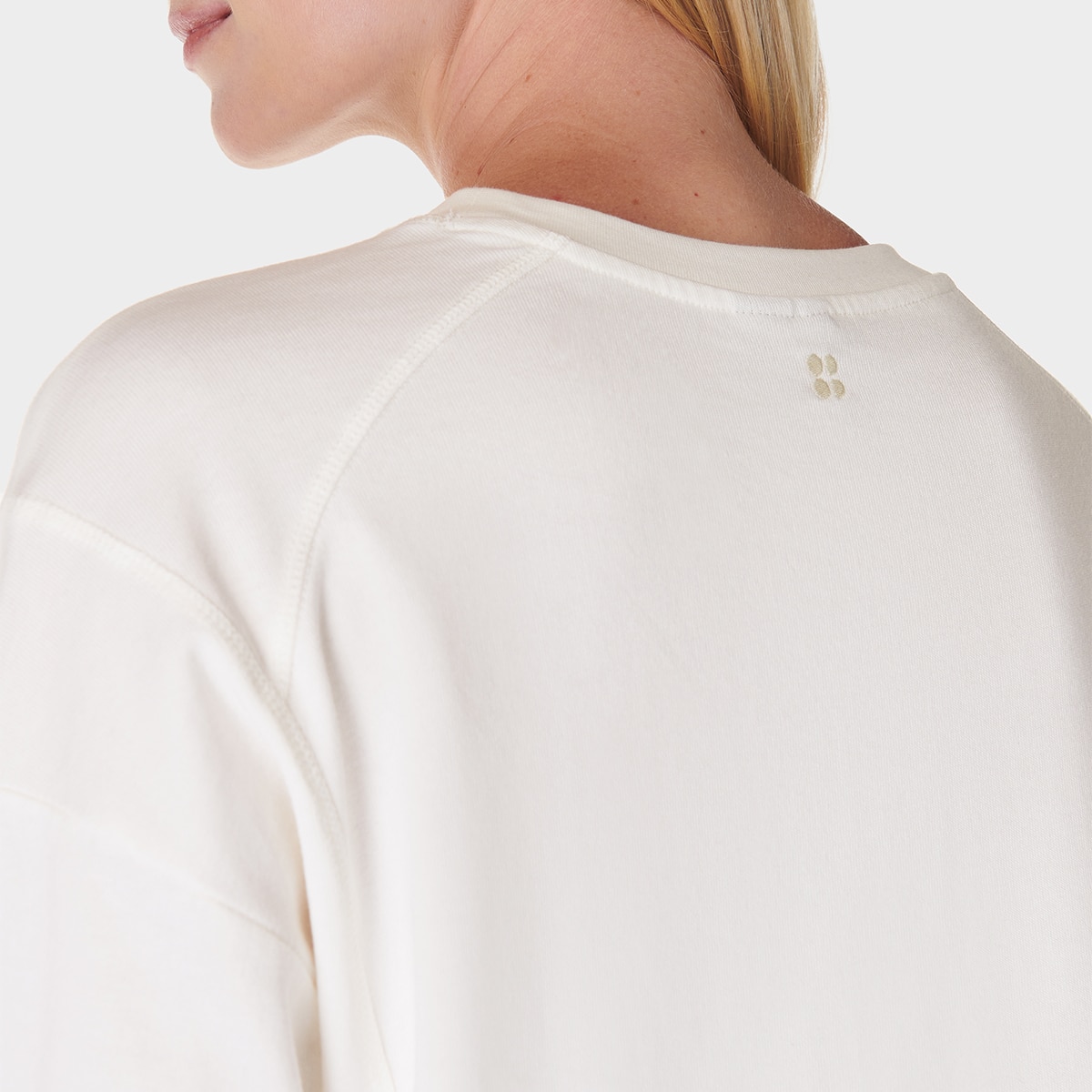 Sweatshirt de Mulher After Class Crop Sweatshirt Branco-3