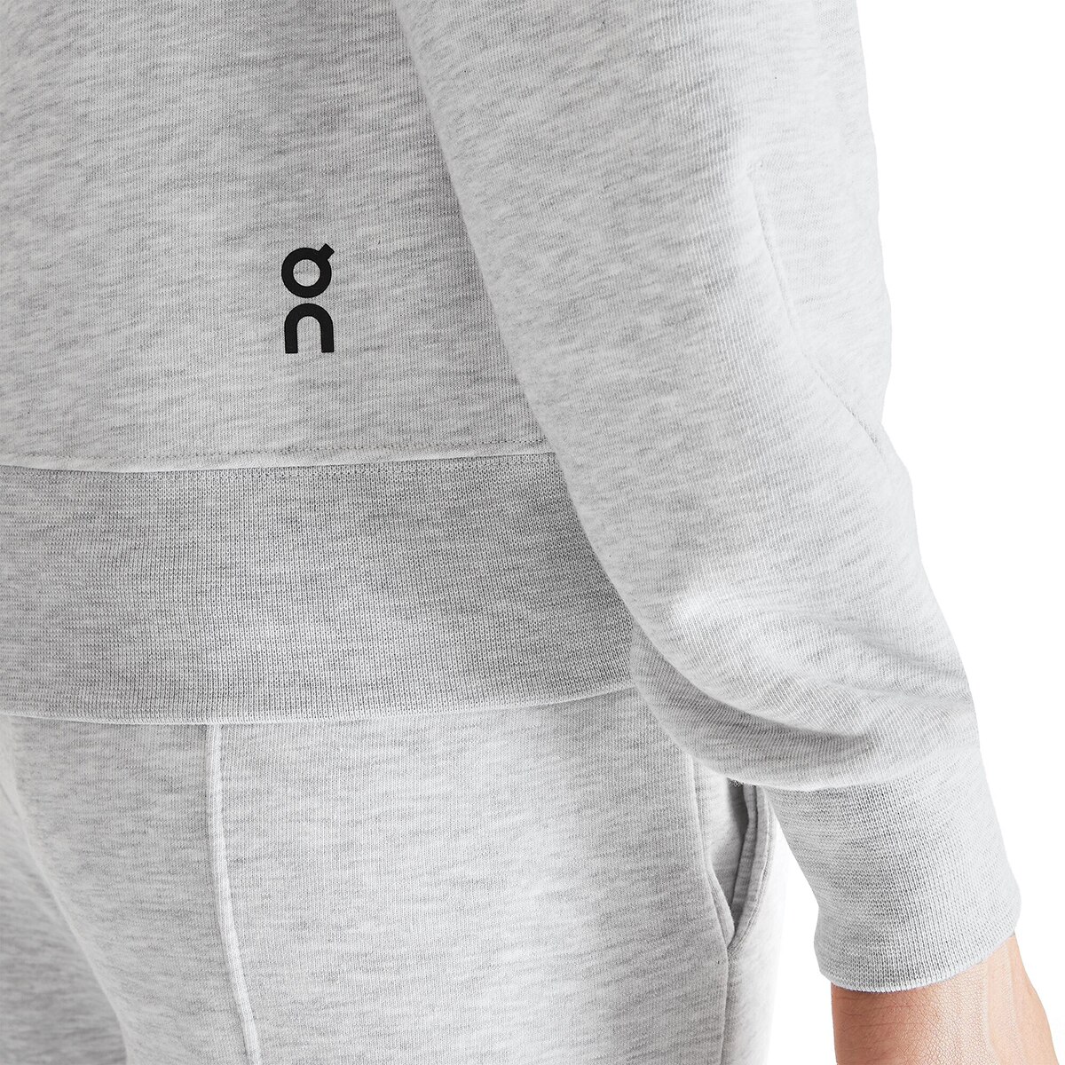 Sudadera de mujer Club Crew On - Gris Gris-2