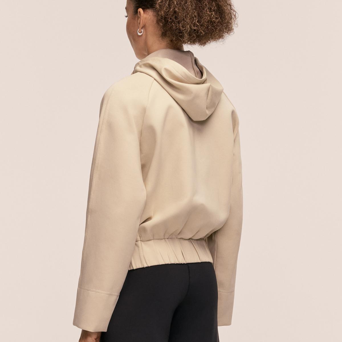 Casaco Aria Zip Bege-7