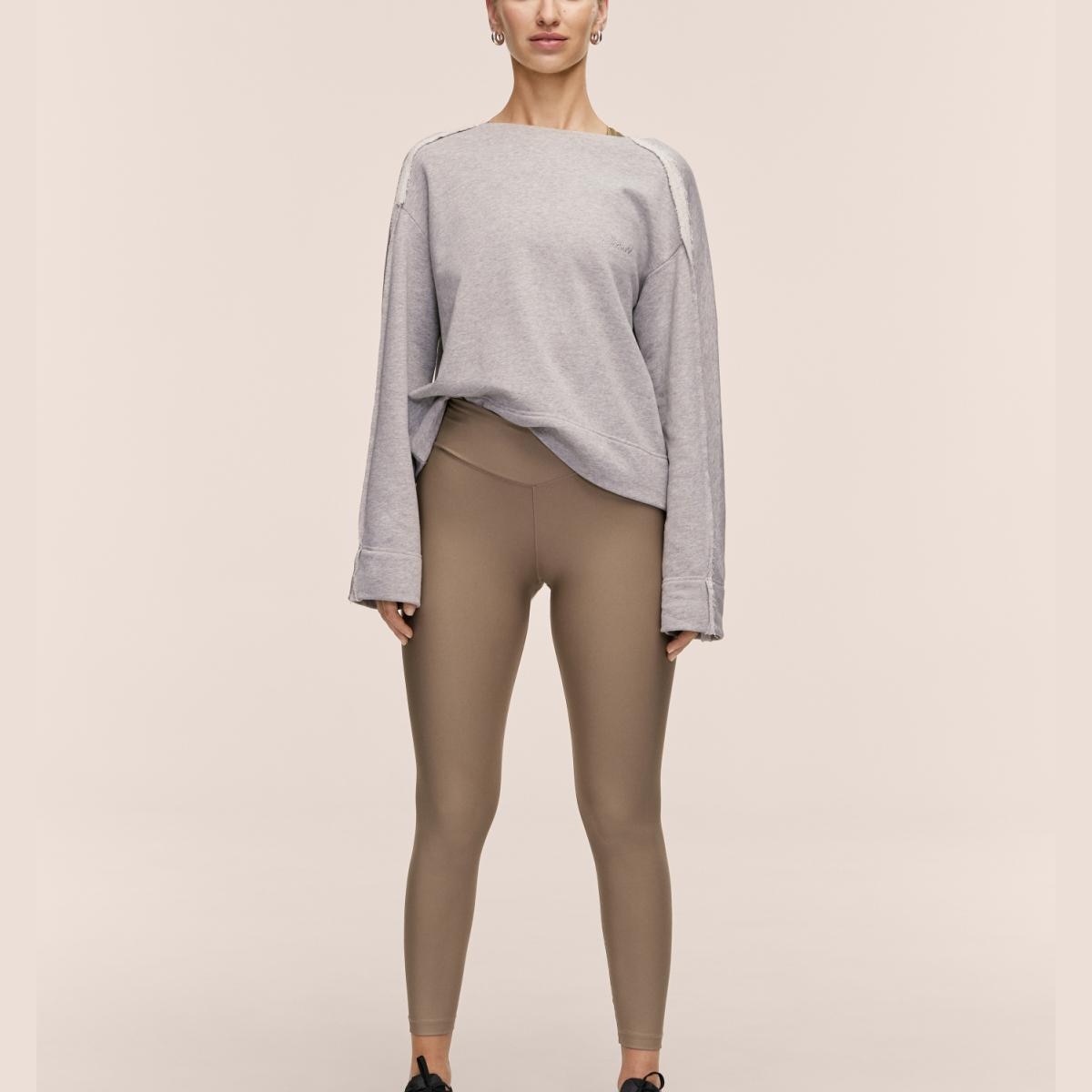 Sweatshirt de Mulher Reversed Cinzento-vigoré-6