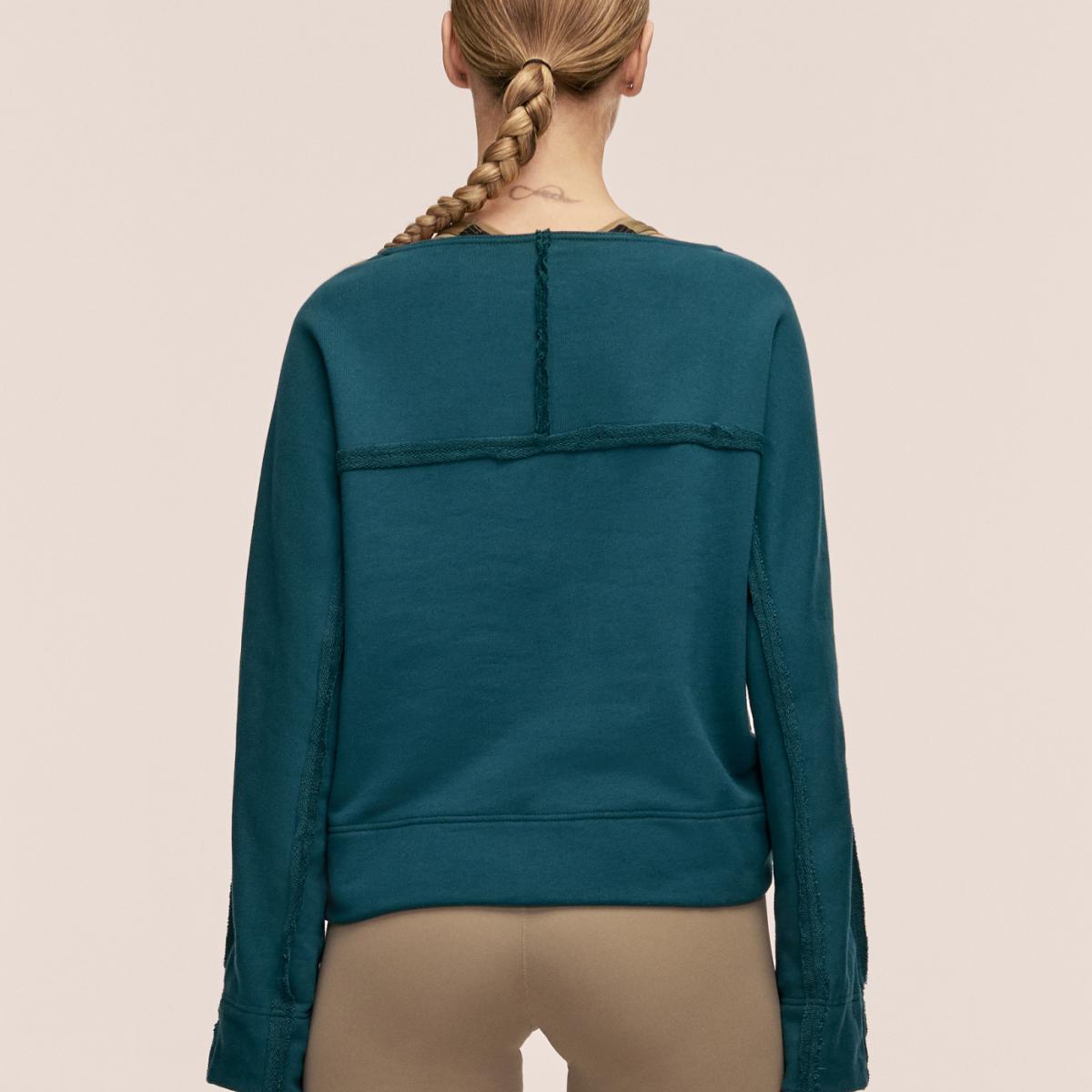 Sweatshirt de Mulher Reversed Verde-2