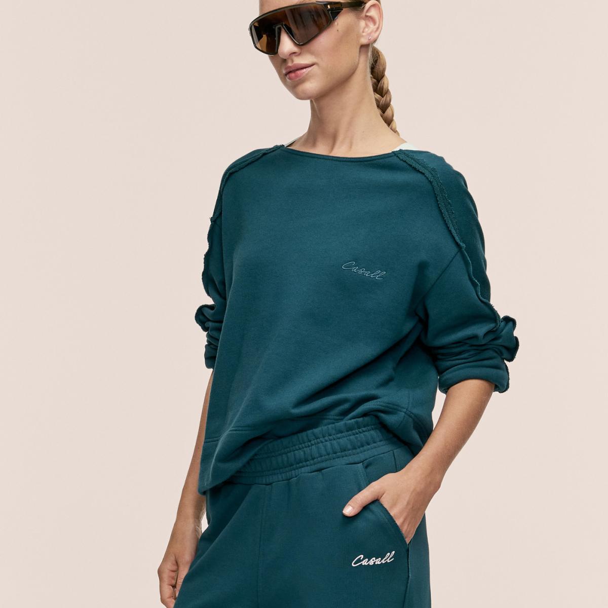 Sweatshirt de Mulher Reversed Verde-3