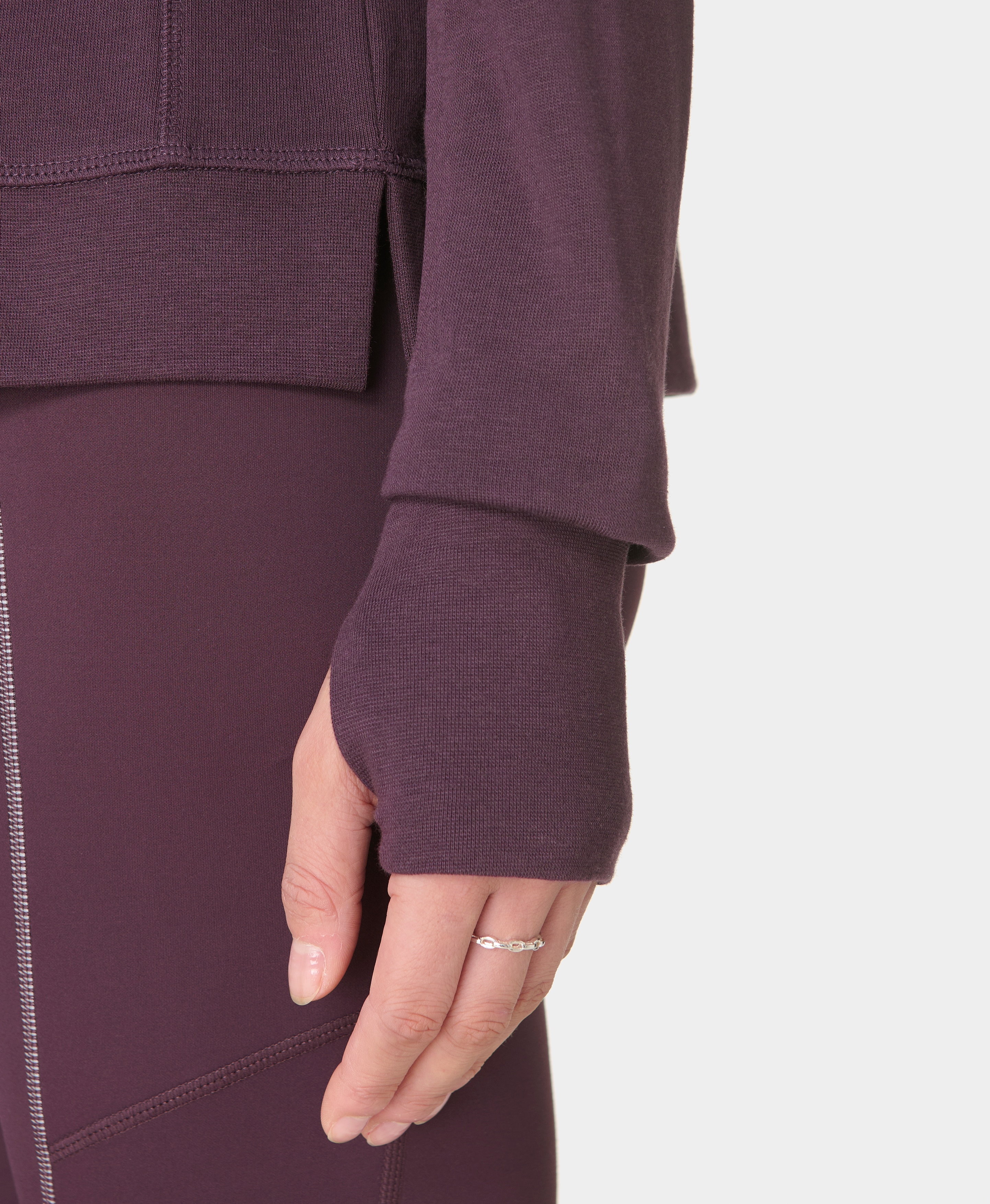 Sweatshirts de Mulher After Class Crop Sweatshirt Roxo-3