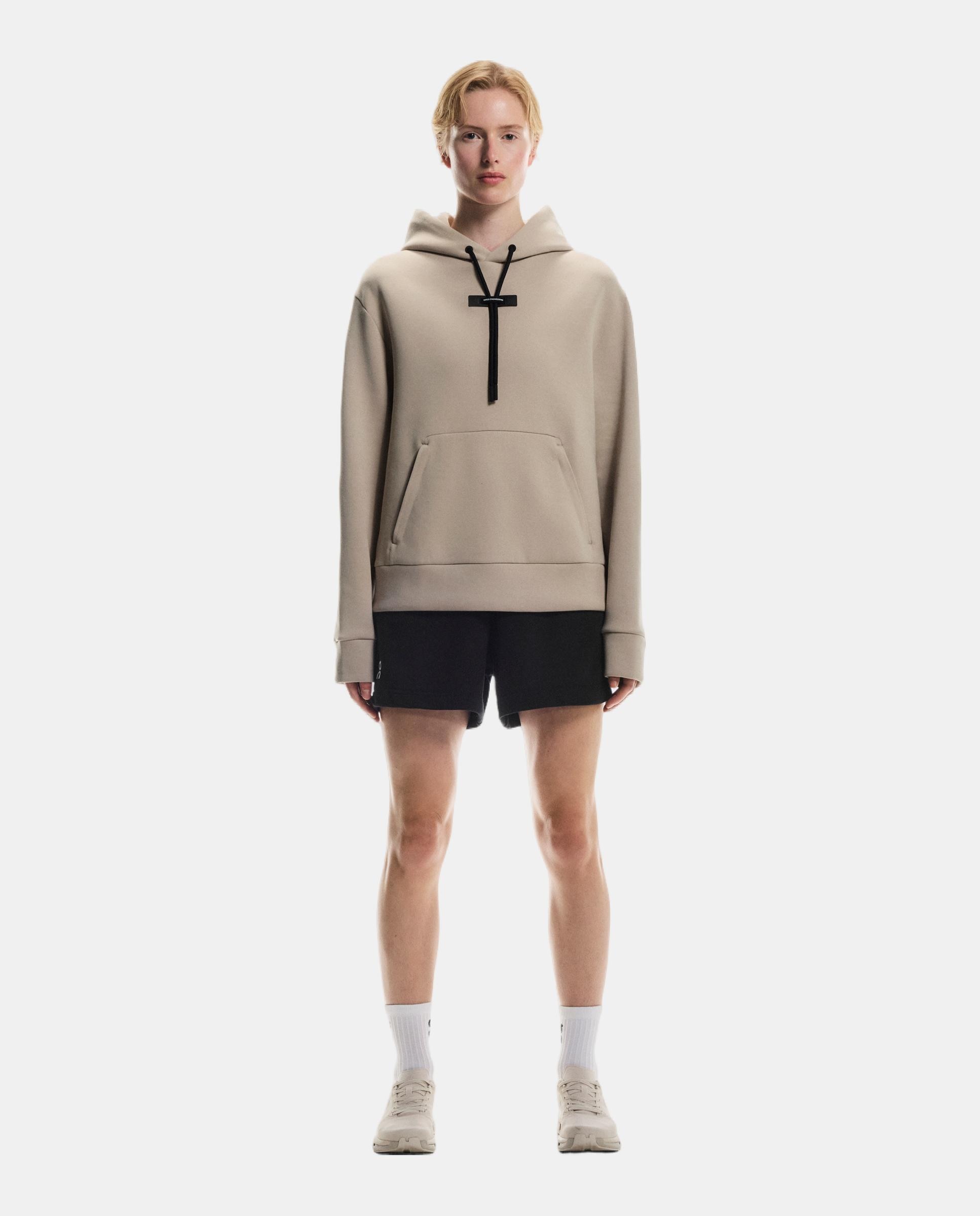 Sudadera de mujer Focus Tech Hoodie ON - Marrón Marrón-5