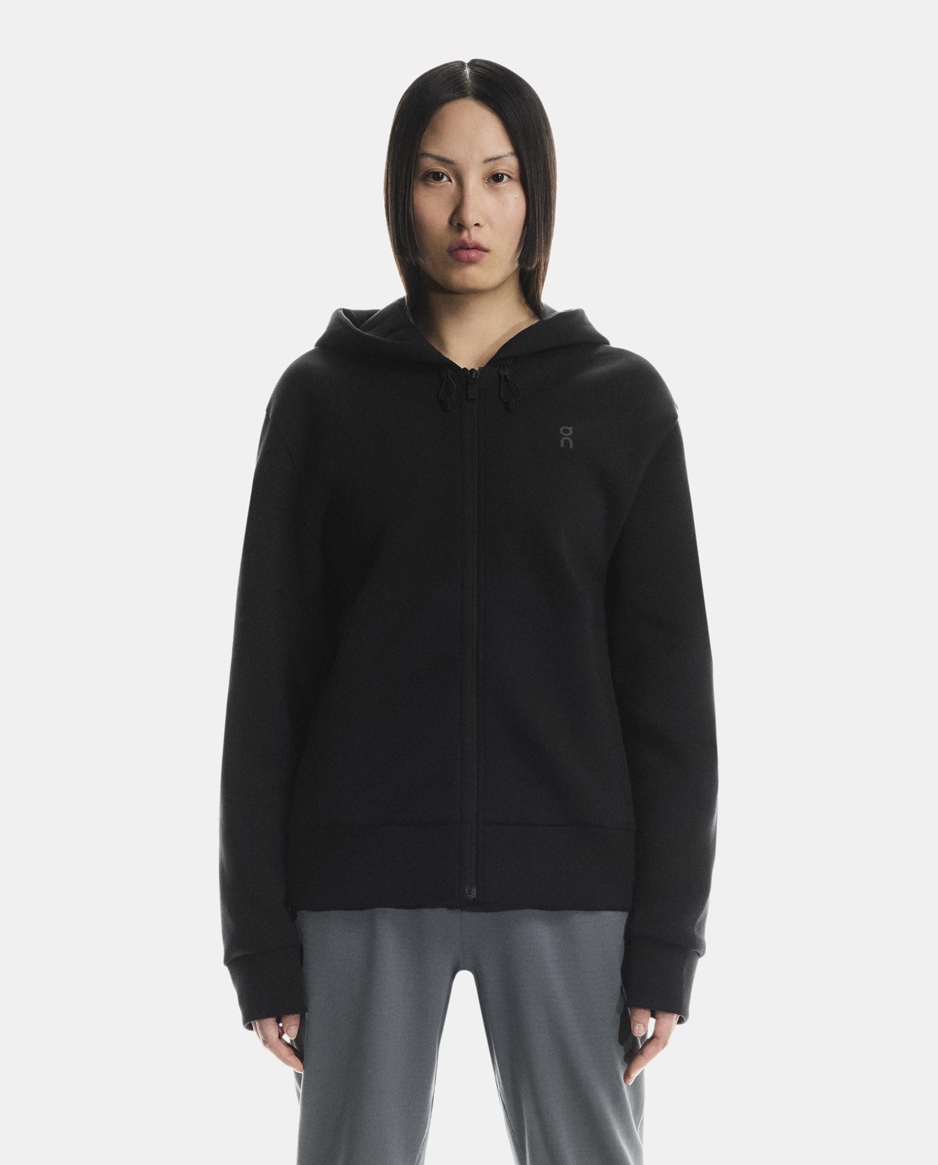 Imagen 0 de Sudadera de mujer Focus Tech Zip Hoodie ON Negro