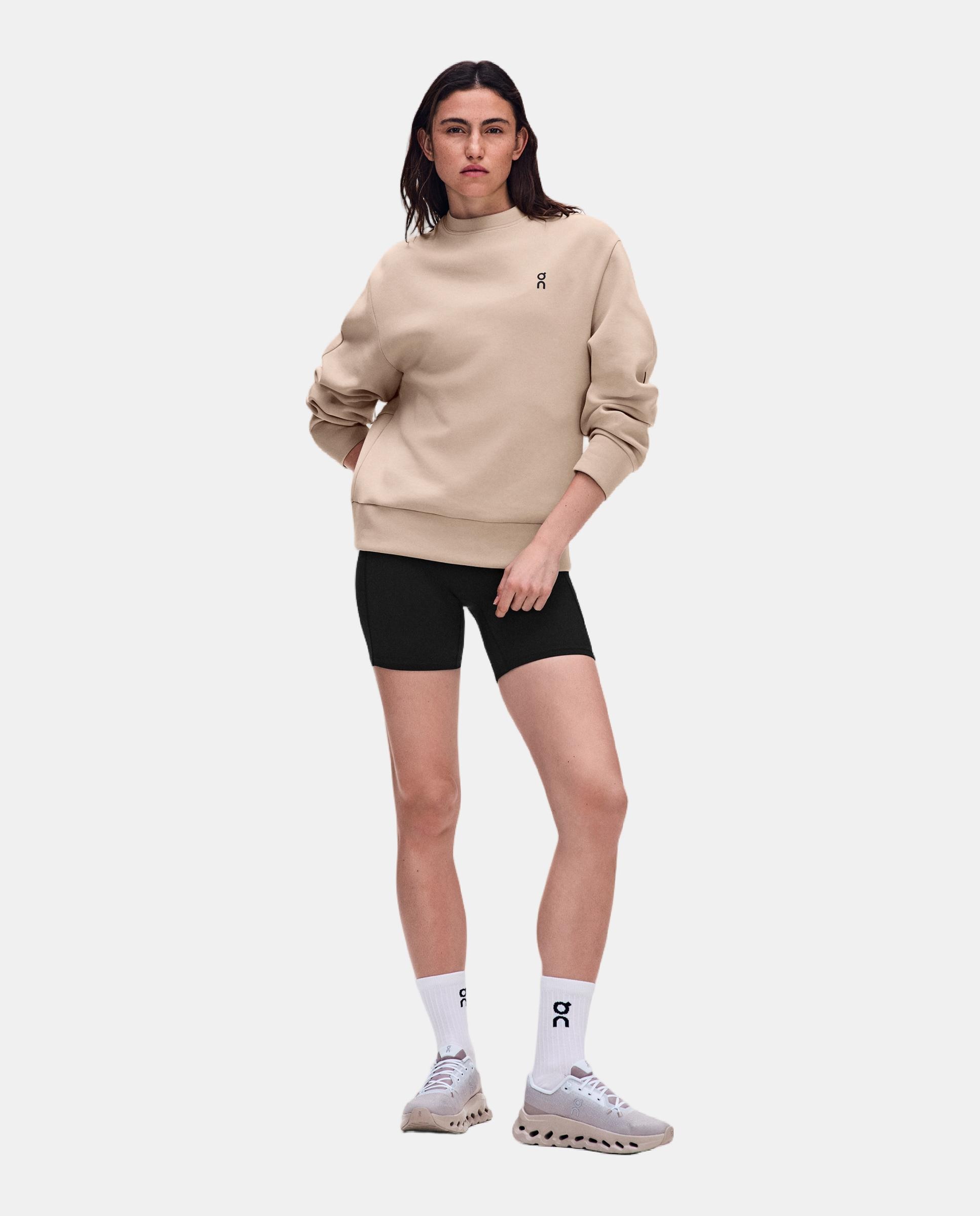 Imagen 0 de Sudadera de mujer Focus Tech Crew ON Marrón