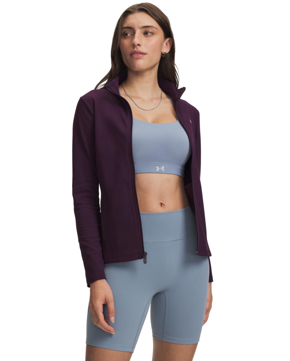 Sudadera de mujer Motion FZ Under Armour - Morado Morado-1