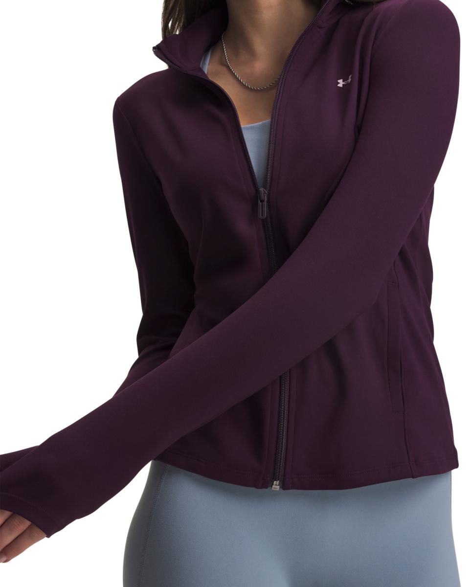 Sudadera de mujer Motion FZ Under Armour - Morado Morado-3