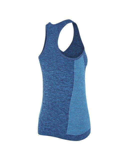 T-shirt de Mulher Seamless Azul-marinho-2