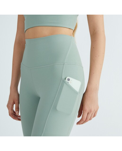 Calças de Mulher Align Pant 25" Pockets Verde-3