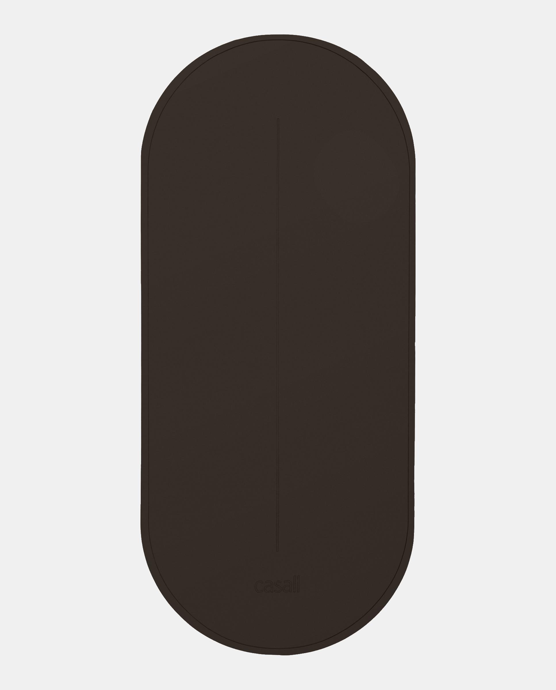 Esterilla de Yoga y Pilates Oval Pilates and Training Mat 8mm Casall - Marrón oscuro Marrón oscuro-2