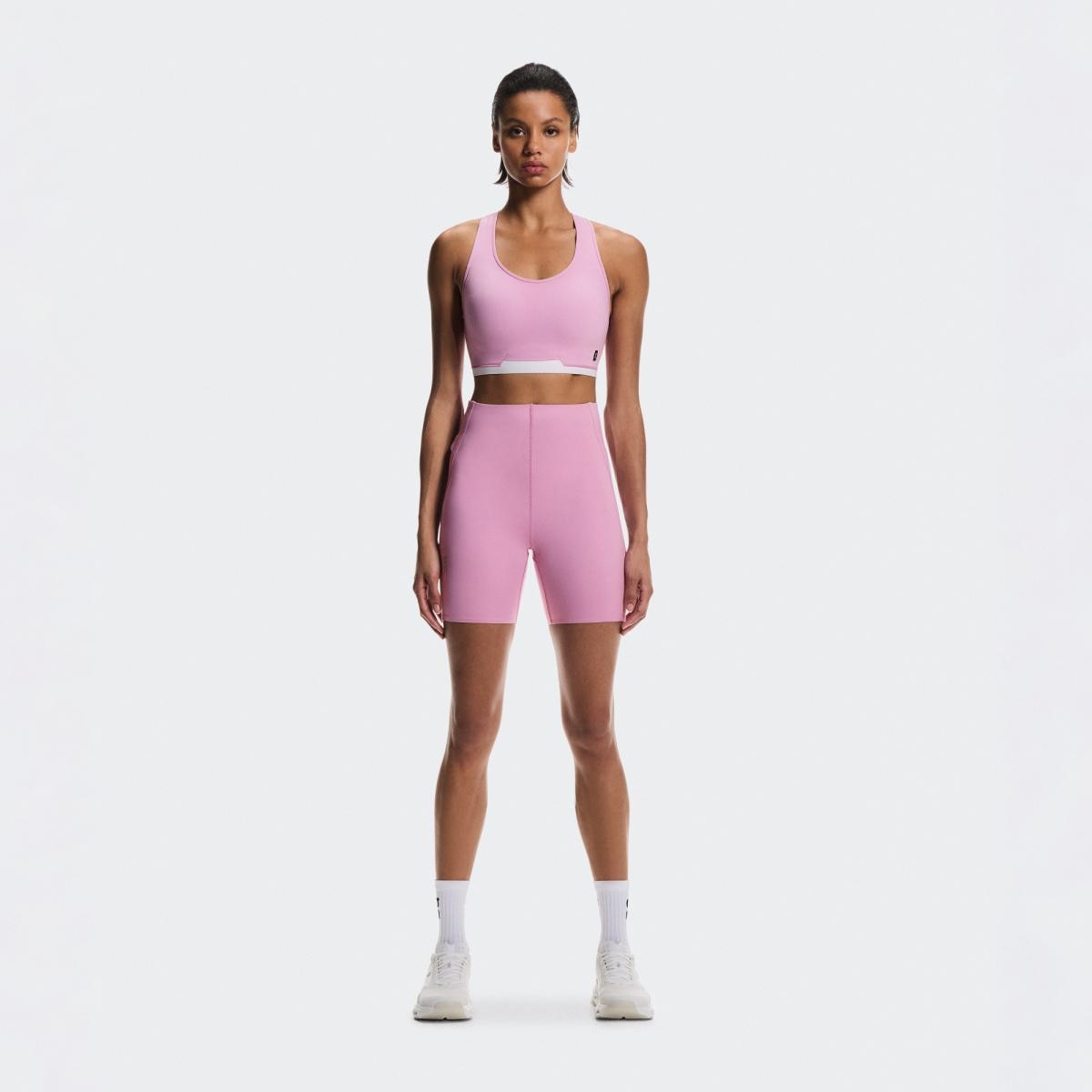 Malla corta de mujer Train Tights Short On - Morado Morado-3