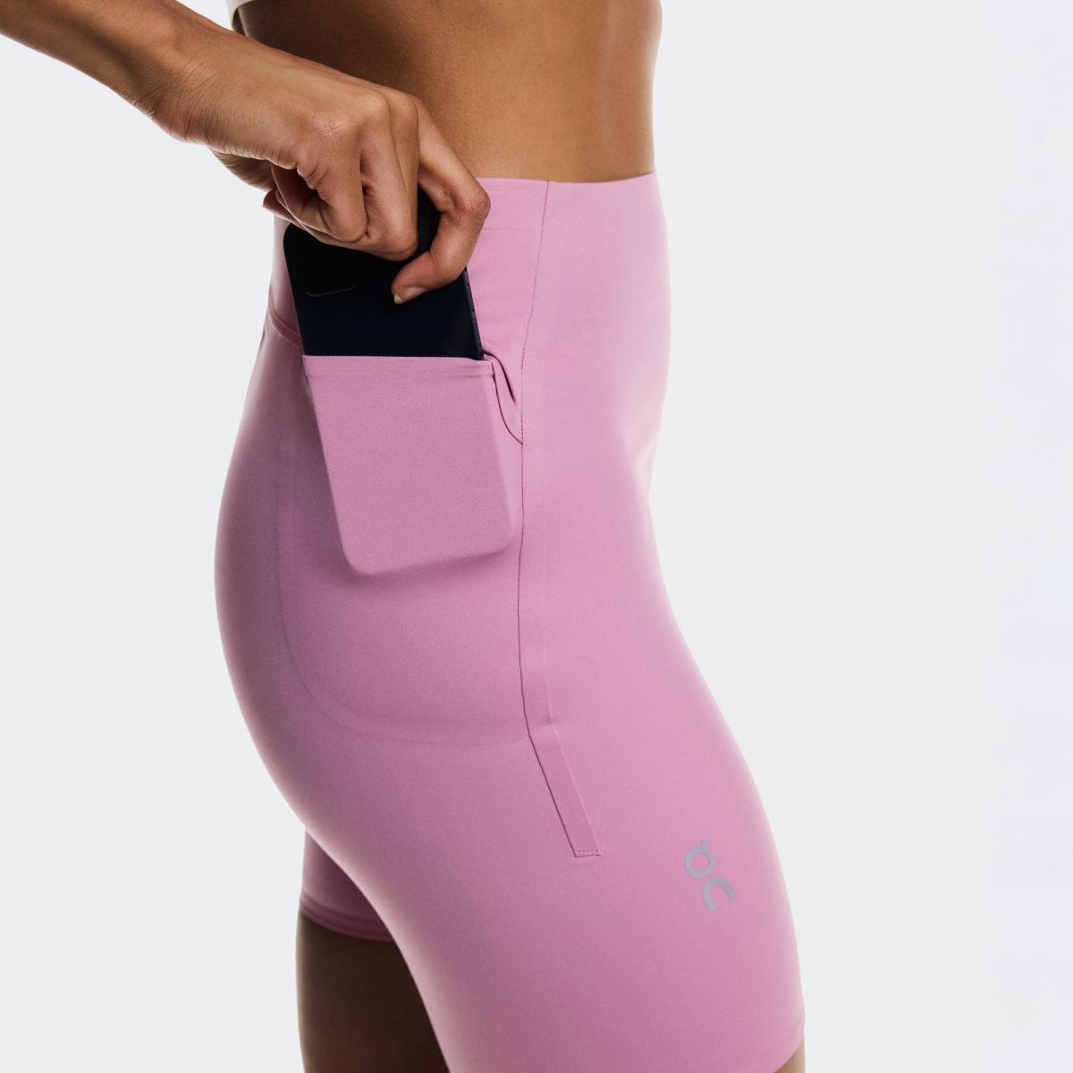 Malla corta de mujer Train Tights Short On - Morado Morado-5