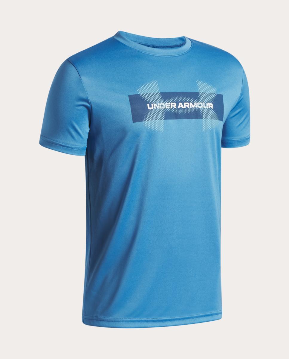 T-shirt de Criança UA B Tech Graphic New 2 Azul-3